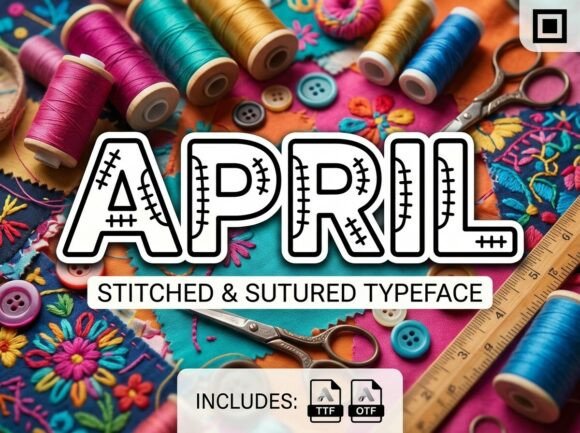 April: A Display Font That Commands Attention