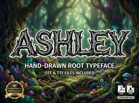 Ashley: A Display Font for Unforgettable First Impressions