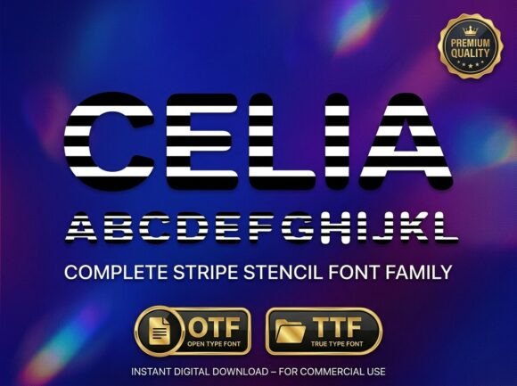 Celia: The Avant-Garde Display Font That Demands Attention