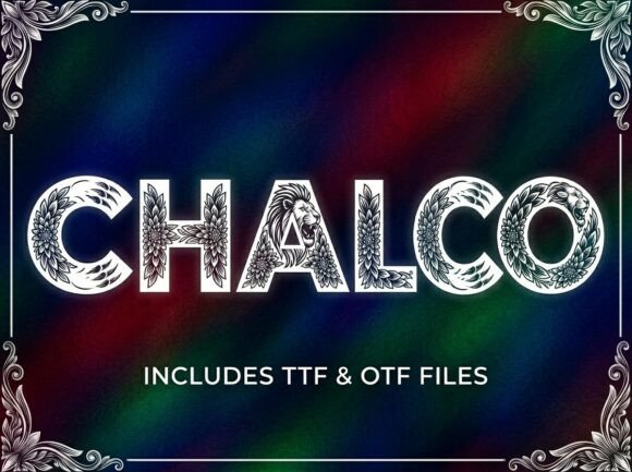 Chalco: A Decorative Display Font for Bold Statements