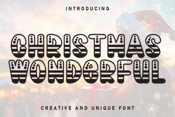 Christmas Wonderful: A Hand-Drawn Font with Soul