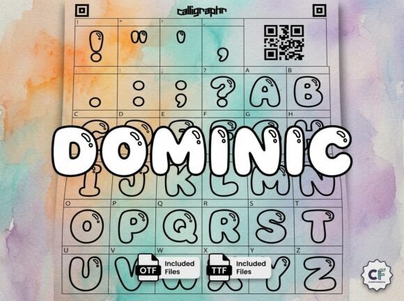 Dominic: The High-Energy Typeface for Playful Branding