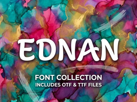 Ednan: The Display Typeface for Bold Statements