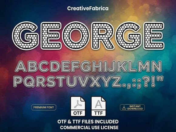 George: The Cyber-Grid Typeface for High-Impact Branding