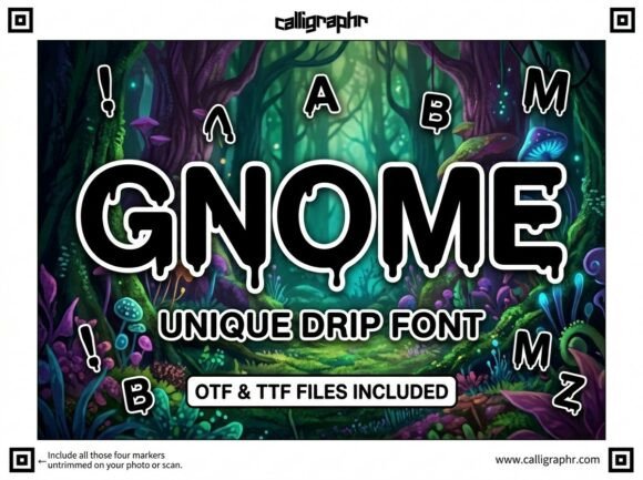 Gnome Font: A Creative Display Typeface for Bold Projects