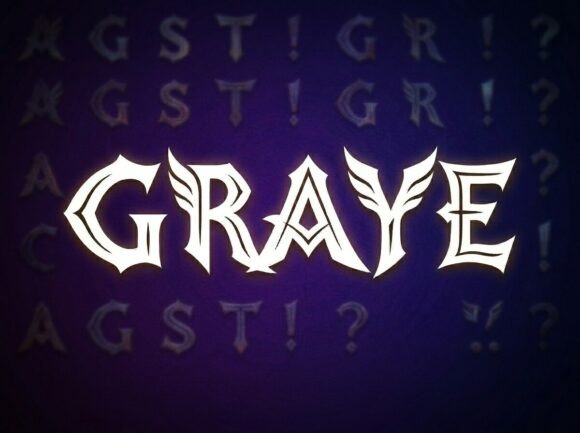 Graye: A Decorative Display Font for High-Impact Design