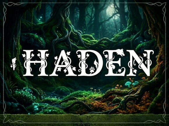 Haden: Crafting Visual Impact with a Bold Decorative Typeface