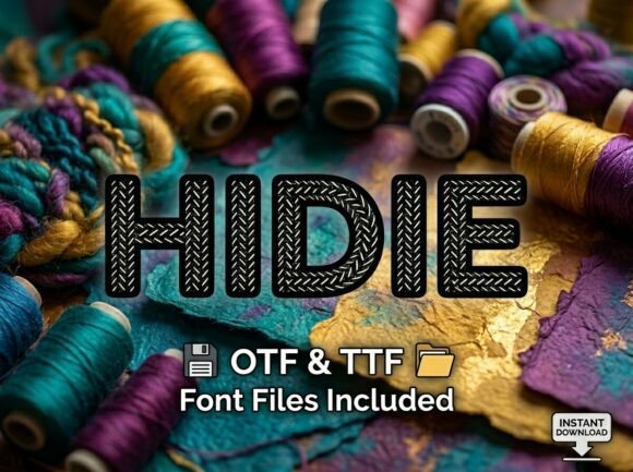 Hidie: The Decorative Display Font for Unforgettable Branding