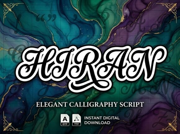 Hiran: A Display Font for Unforgettable First Impressions