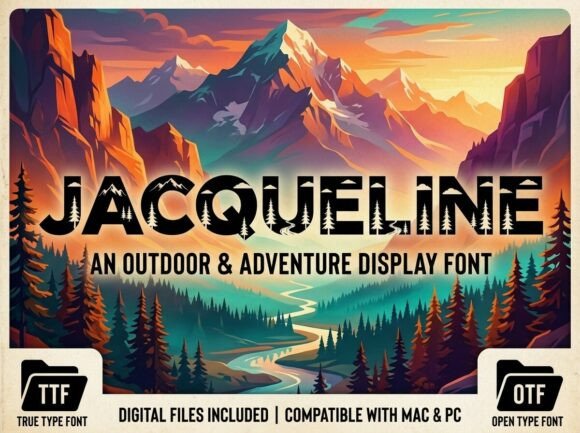 Jacqueline: A Typeface That Demands the Spotlight