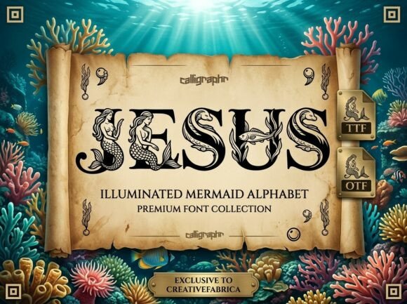Jesus: The Decorative Display Font That Commands Attention