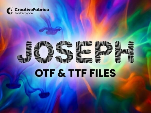 Joseph: A Modern-Kinetic Display Font for Bold Brands