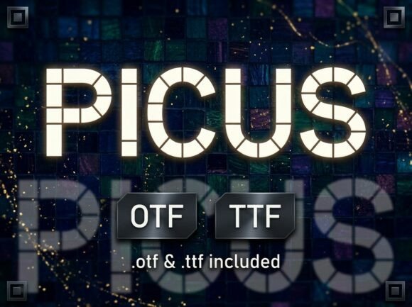 Picus: The Display Font That Commands the Room