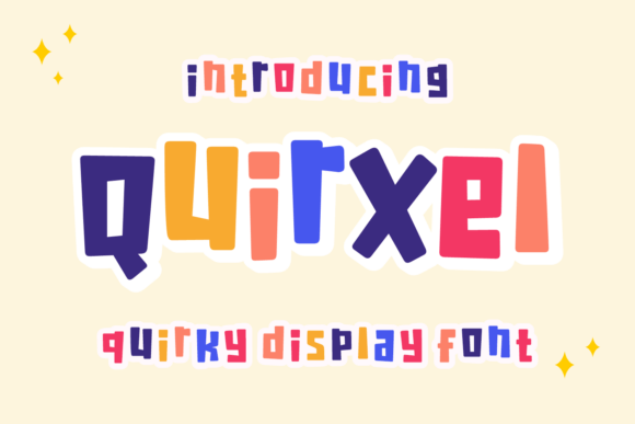 Quirxel: The Block-Inspired Typeface for Bold Branding