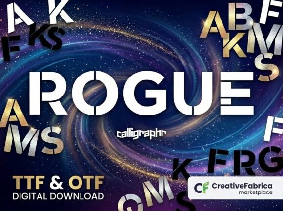 Rogue: The Futuristic Display Font for Bold Brands