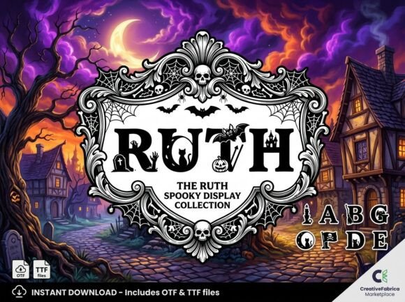 Ruth: A Creative Font for Bold Visual Identity