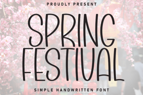 Spring Festival: Capturing Joy in Every Letterform